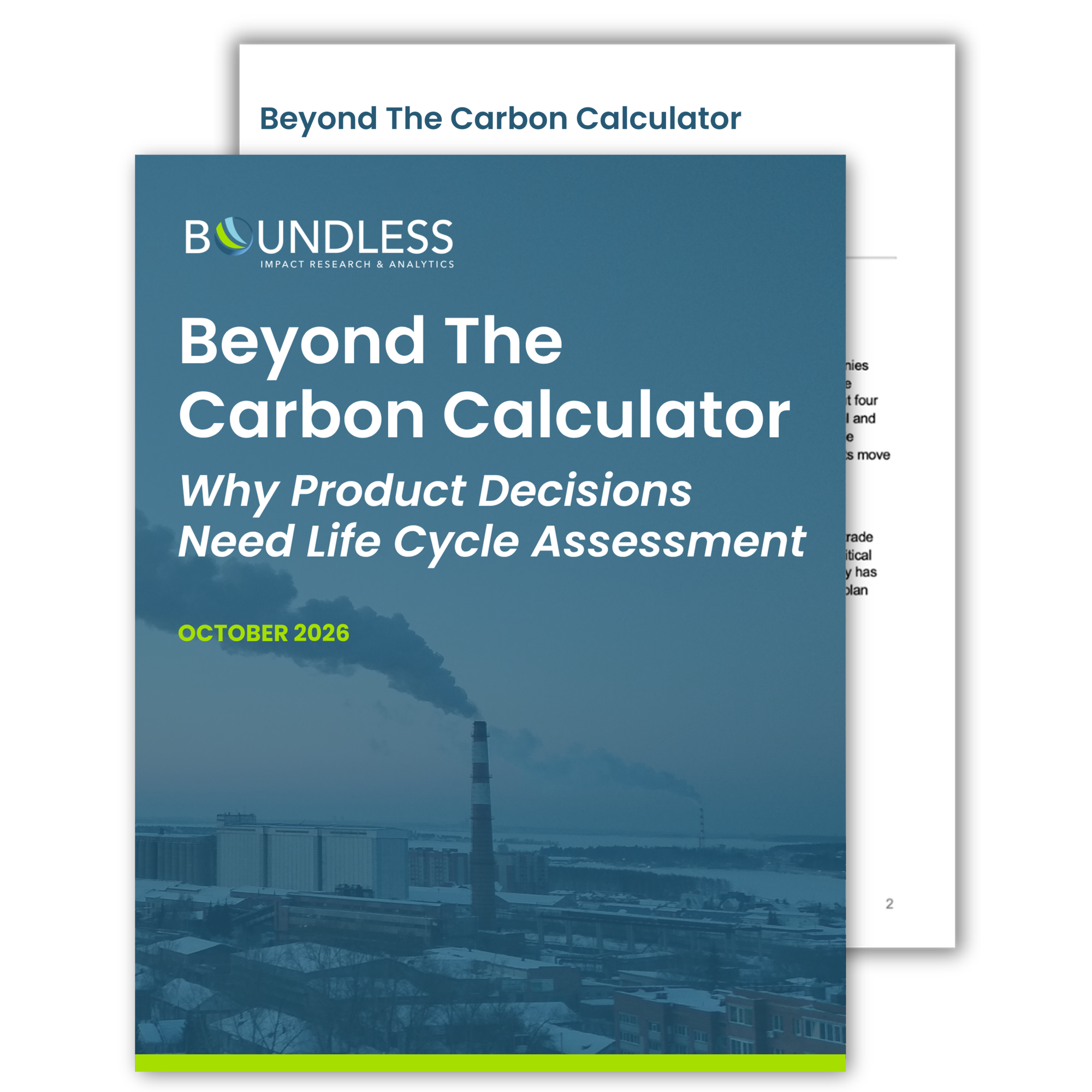 Beyond The Carbon Calculator - visual
